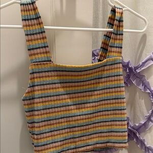 American Eagle Multicolor Striped Top